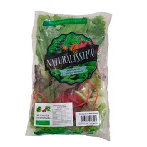 Mix de Alface/Beterraba Naturalíssimo 250g - NATURALISSIMO