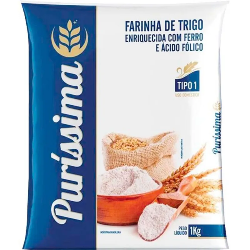 Farinha de Trigo Puríssima Tipo 1 1kg