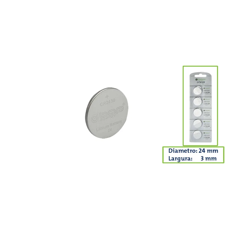 Pilha Lithium CR2430 3V Anxt