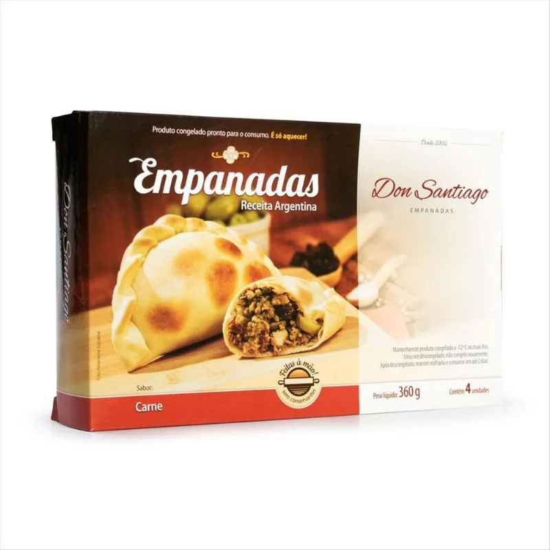 Empanadas Argentinas Carne Don Santiago 360 g Empanadas Argentinas Carne Don Santiago 360g