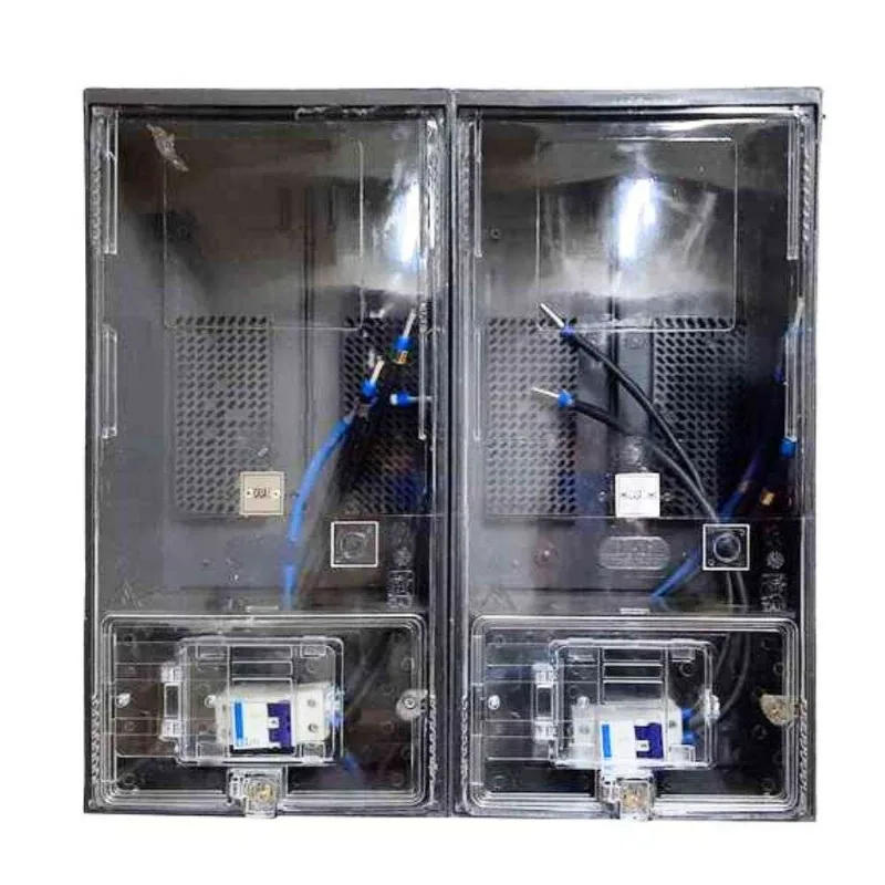 Caixa P Lateral Montada Padrão Elektro RCY Caixa P Lateral para 2 Medidores Montada Padrão Elektro
