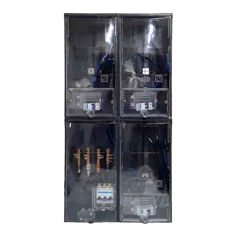 Caixa P Lateral Montada Padrão Elektro RCY Caixa P Lateral para 3 Medidores Montada Padrão Elektro