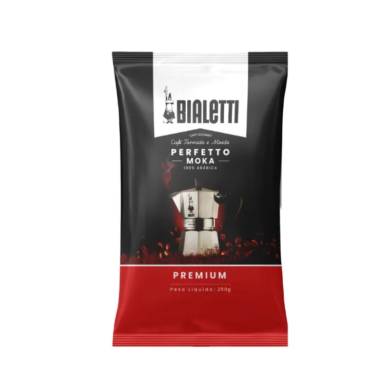 Café Torrado e Moído Perfetto Moka Bialetti 250g