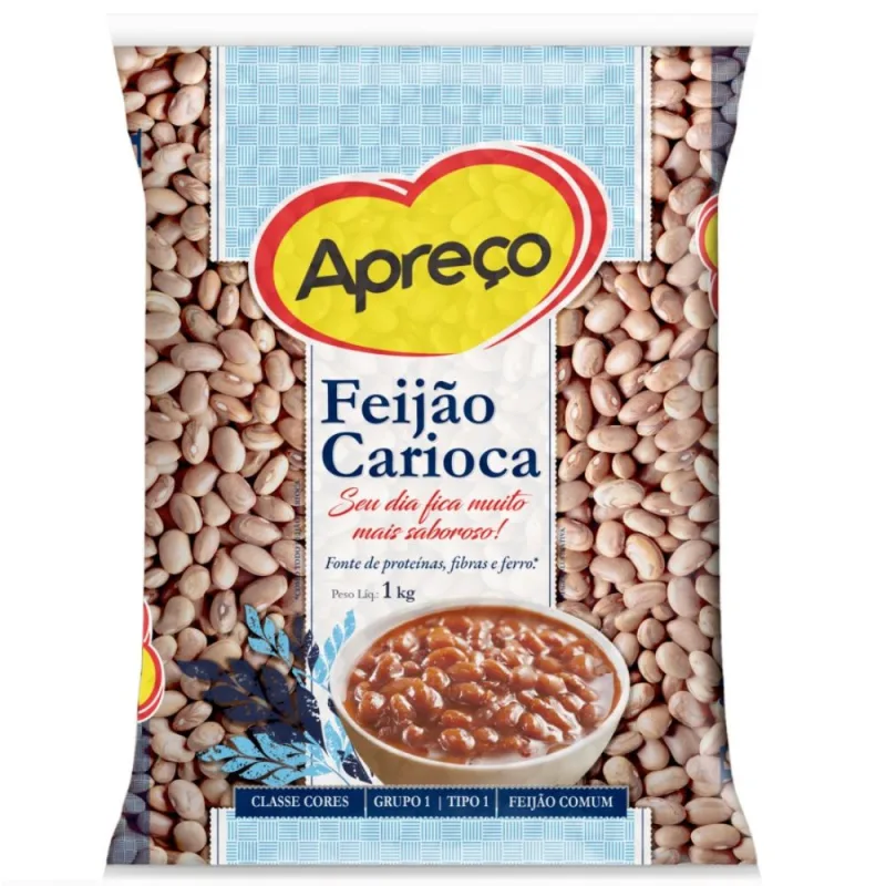 Feijao Carioca Apreco 1kg-pc - Apreco