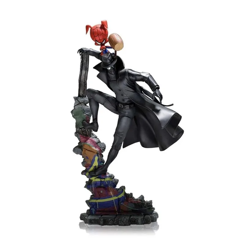 Estátua Spider Noir and Spider Ham 1/10 Iron Studios