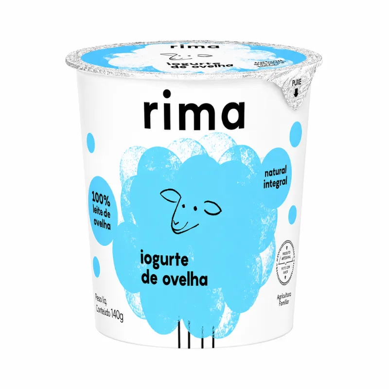 Iogurte de Ovelha Natural Integral Rima 140g