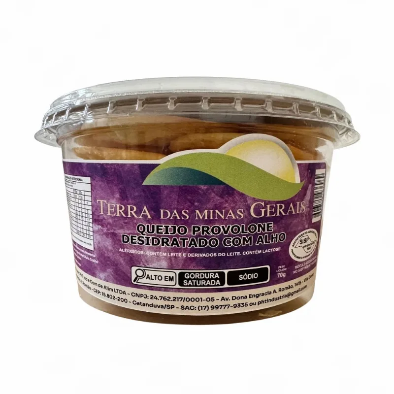 Queijo Provolone Desidratado Com Alho Terra Das Minas Gerais 70g