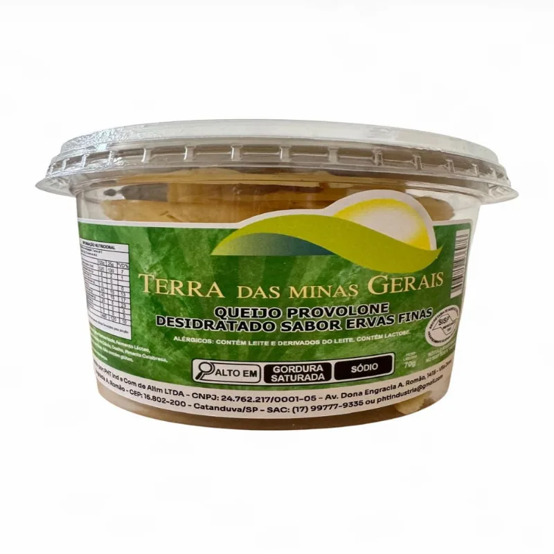 Queijo Provolone Desidratado Terra Das Minas Gerais Ervas Finas 70g