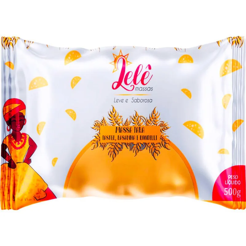 Massa Fresca Lelê Pastel/Lasanha 500g