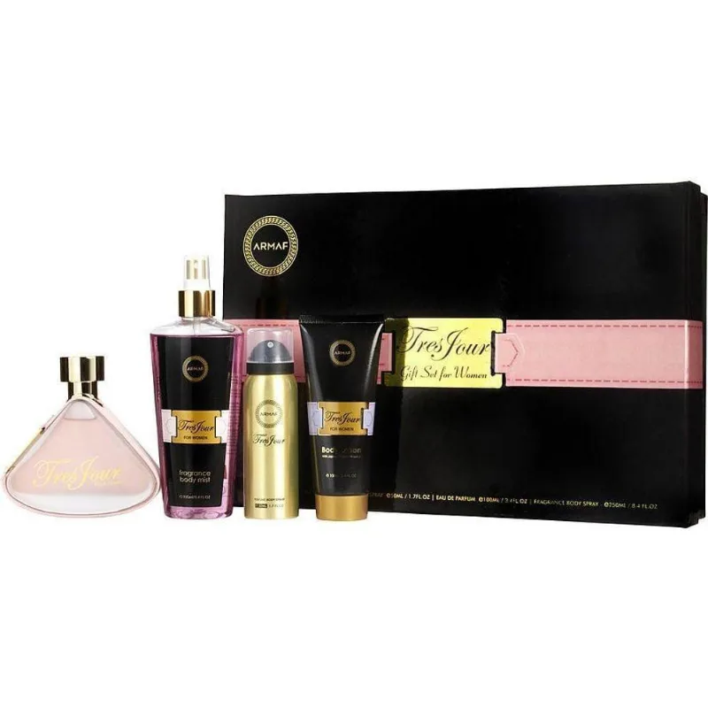 Perfume Feminino Armaf Tres Jour Edp Spray 100 ml&loção Corporal 50 ml& 250