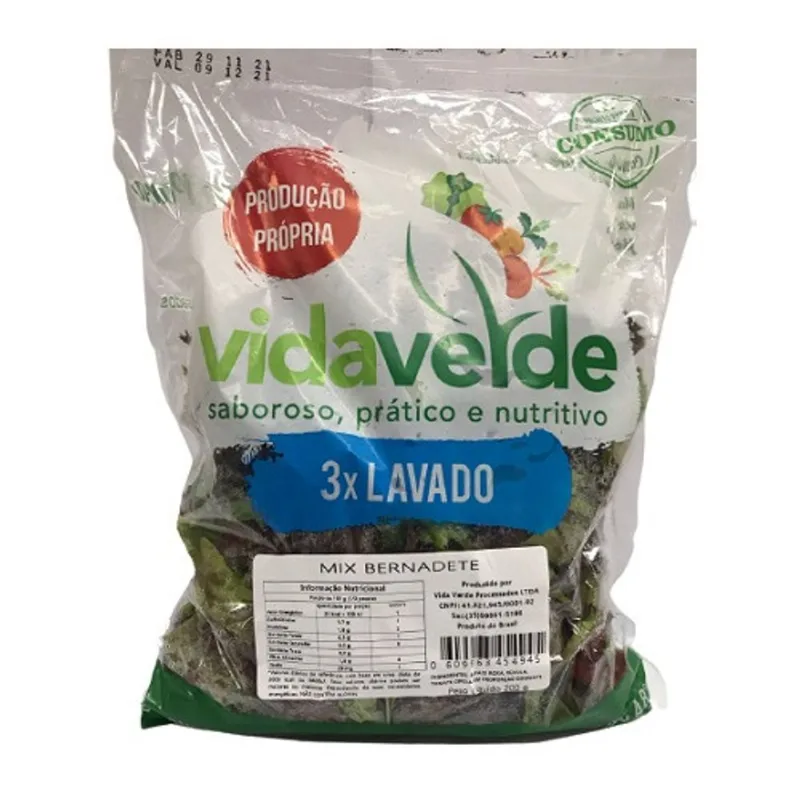 Mix de Folhas Bernadete 200g