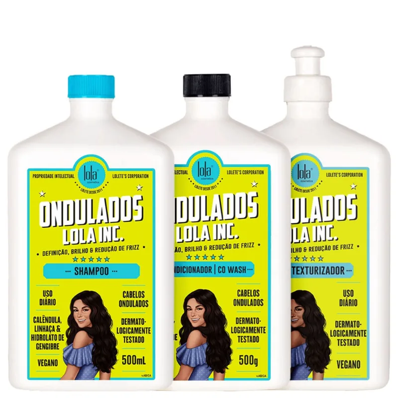 Kit Lola Cosmetics Ondulados Trio (3 Produtos) blz