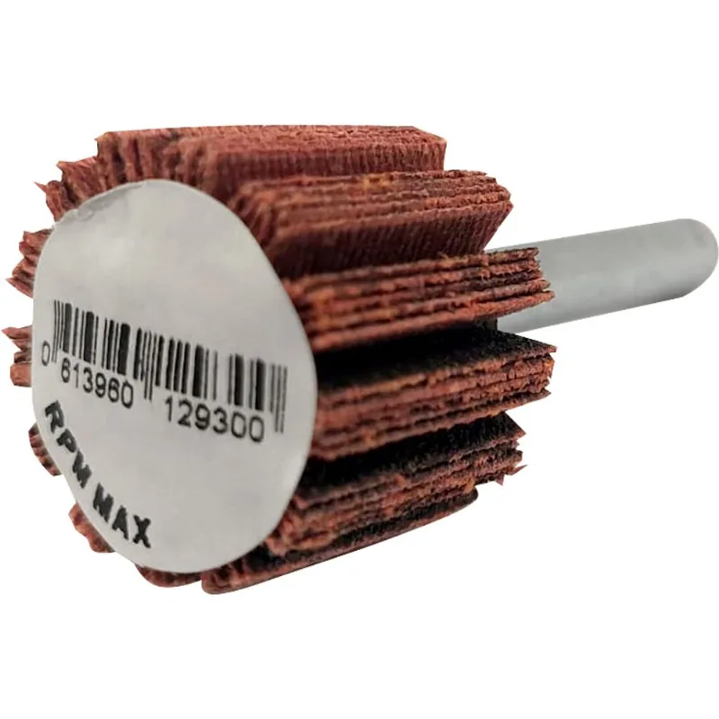 Roda de lixas 25 mm x 20 mm com haste grão 80 RODABRAS