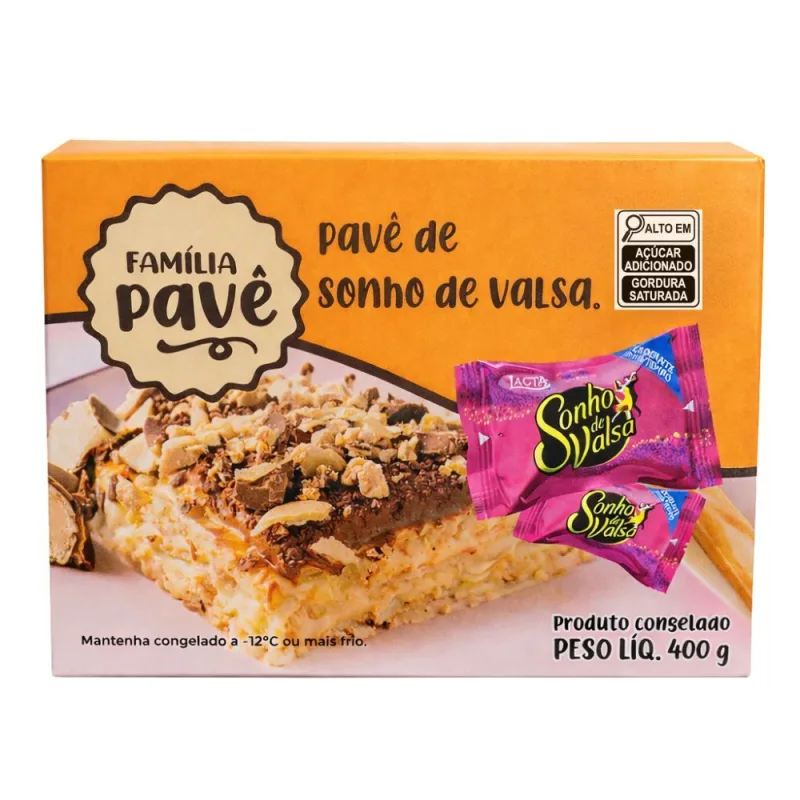 Pavê Sonho de Valsa Familia Pavê 400g - FAMILIA PAVE