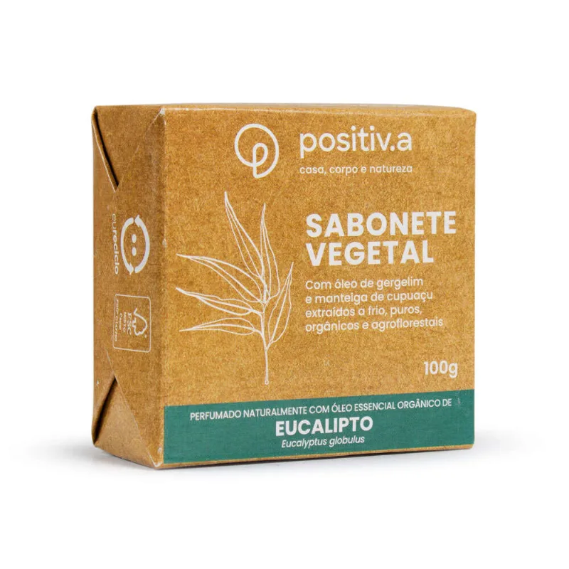 Sabonete Vegetal Positiva Eucalipto 100g Sabonete Vegetal Eucalipto Positiva 100g