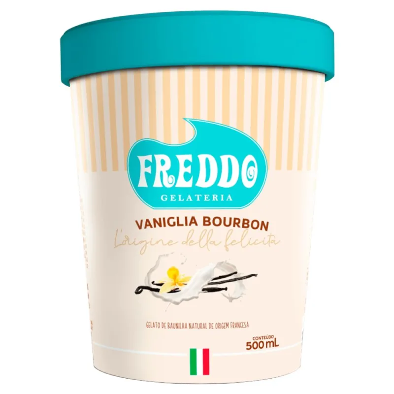 Sorvete Freddo Vaniglia Bourbon 500ml - Freddo