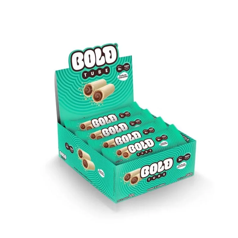 Bold Tube Display (12 Unid De 30g) - Bold Trufa De Chocolate - Bold