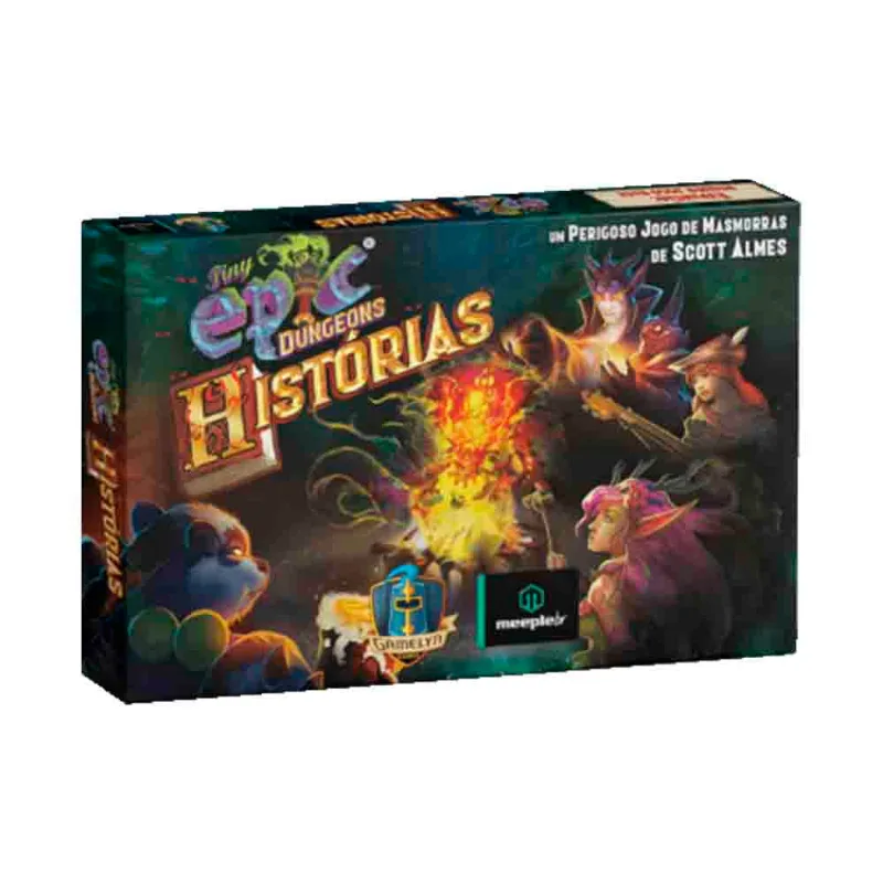 Tiny Epic Dungeons Historias Expansão de Jogo de Tabuleiro Meeple BR