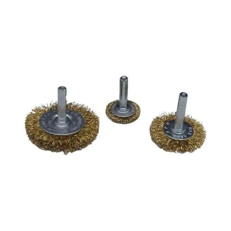 Escovas Circulares Haste 1/4 Jogo Com 3 Peças 25 X 38 X 50mm Bivolt Heavy Duty