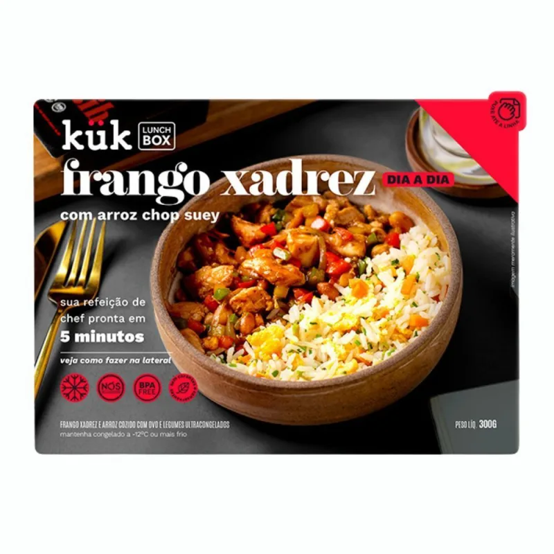 Frango Xadrez com Arroz Chop Suey Kük 300g - Kük