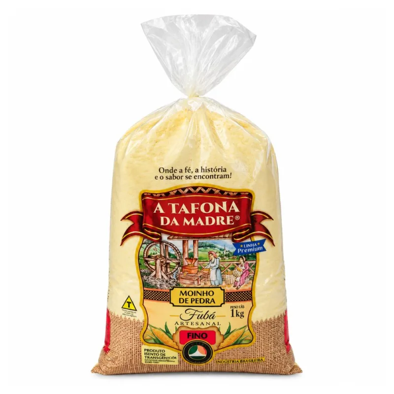 Fubá a Tafona da Madre Fino 1kg - A TAFONA