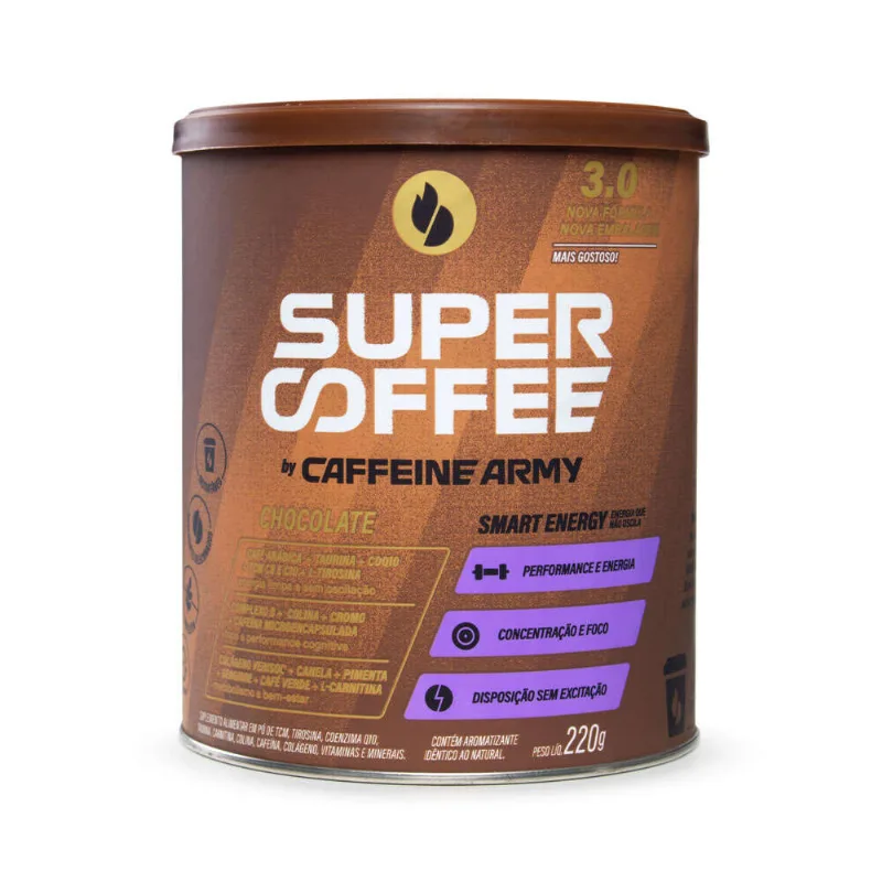 SuperCoffee 3.0 Caffeine Army Chocolate 220g