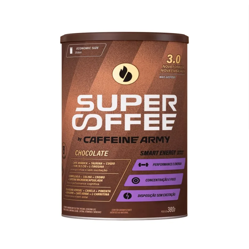 Supercoffee 3.0 Chocolate Caffeine Army 380g - Caffeine Army