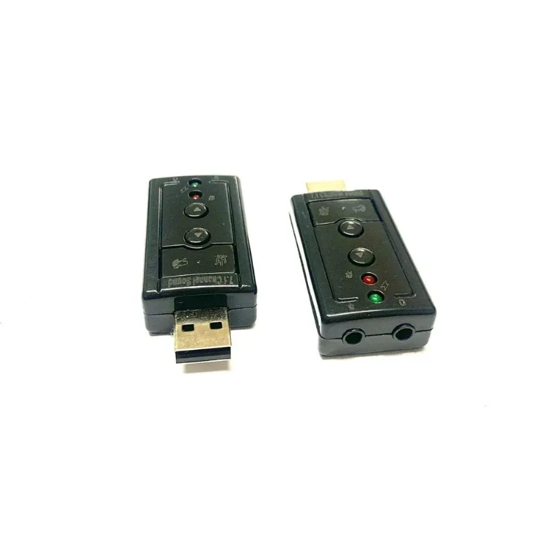 Placa De Som Usb 7.1 Adaptador Audio Fone Ouvido Pc Notebook