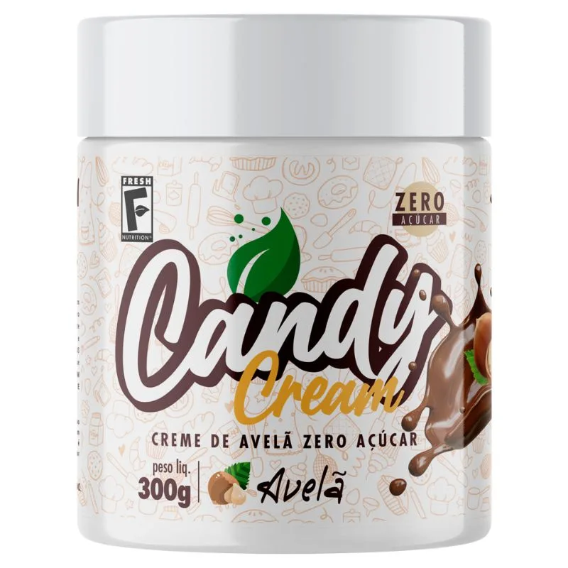 Creme Zero Açúcar Avelã Fresh Nutrition 300g - Não Informado