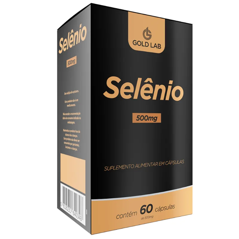 Selênio 500mg C/60 cápsulas - Gold Lab