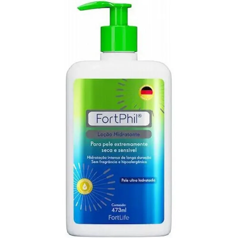 Loção Hidratante Pele Extremamente Seca e Sensivel 473ml Fortphil