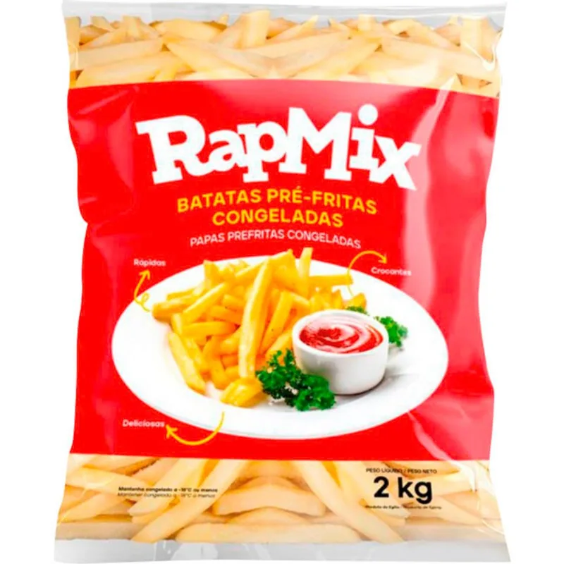 Batata Pré-Frita Rapmix Congelada 2kg