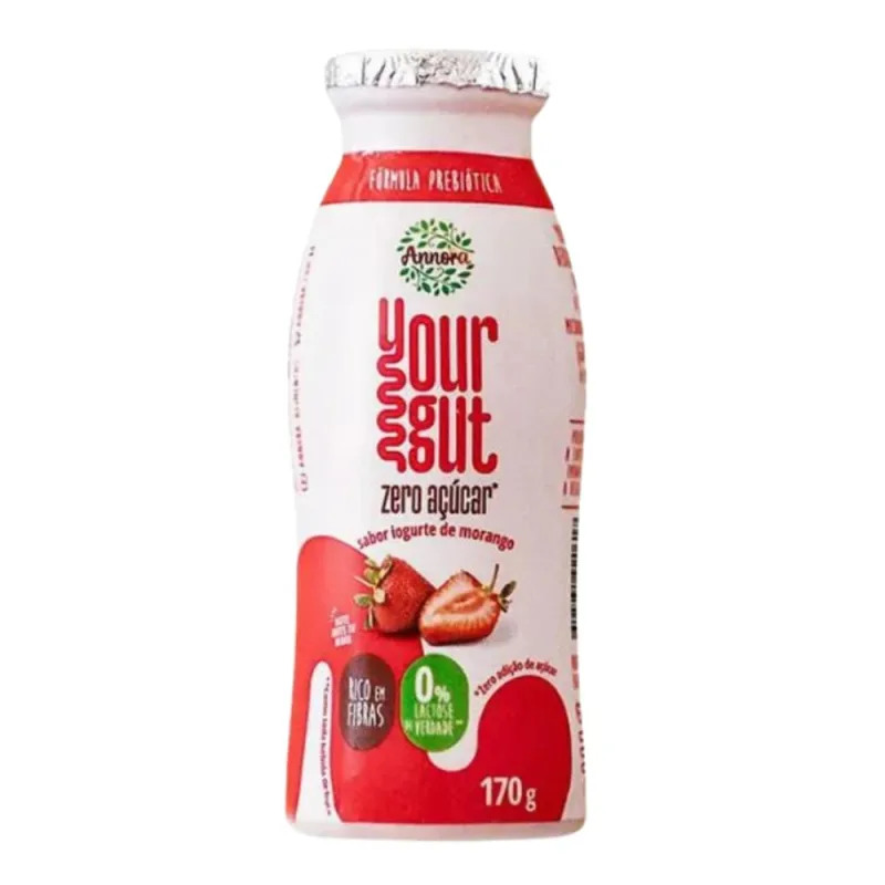 Iogurte de Morango Zero Açúcar Annora 170g - Annora
