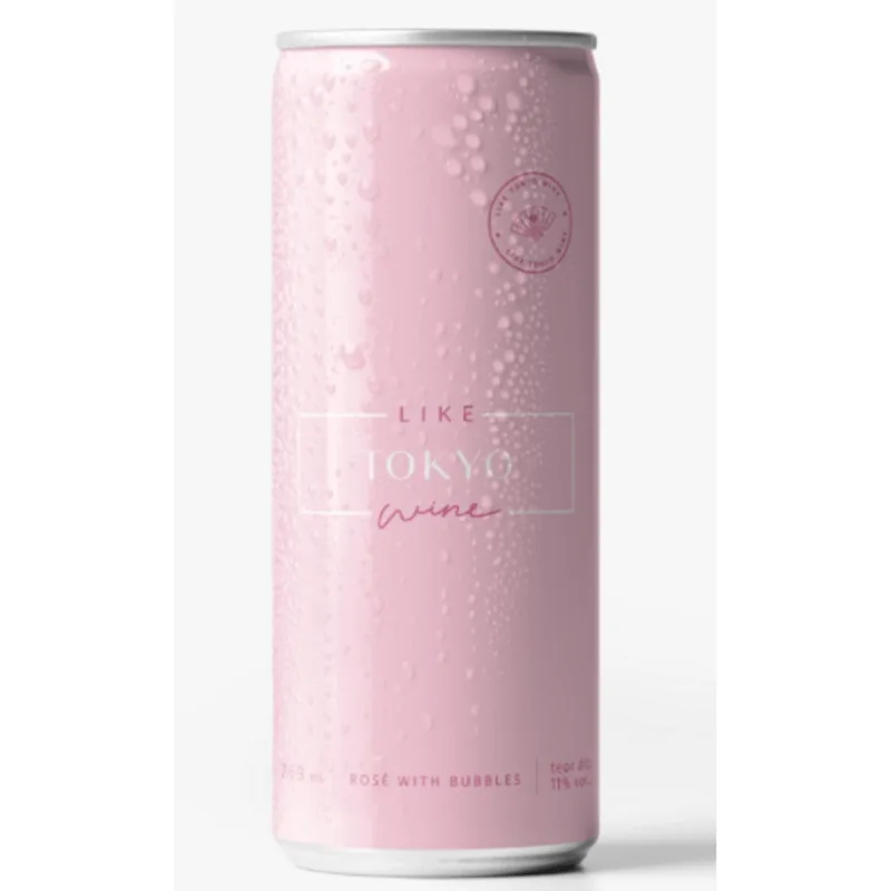 ESPUMANTE LIKE TOKYO BRUT 269ML-LT ROSE Espumante Like Rose Frutas Vermelhas Tokyo 269ml
