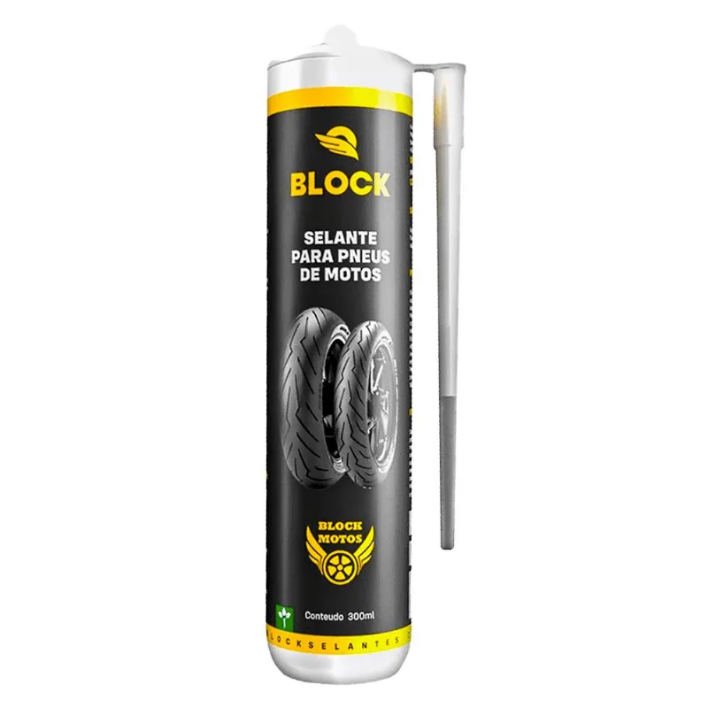 Selante Vacina Para Pneus Moto 300ml Block (t0)