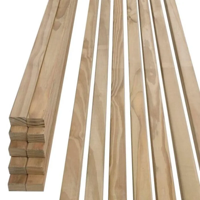 Deck De Madeira Ripado Pinus Tratado Sem Nó 2cmx9cmx3,00mt