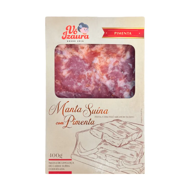 Manta Suína com Pimenta Vó Izaura 400g