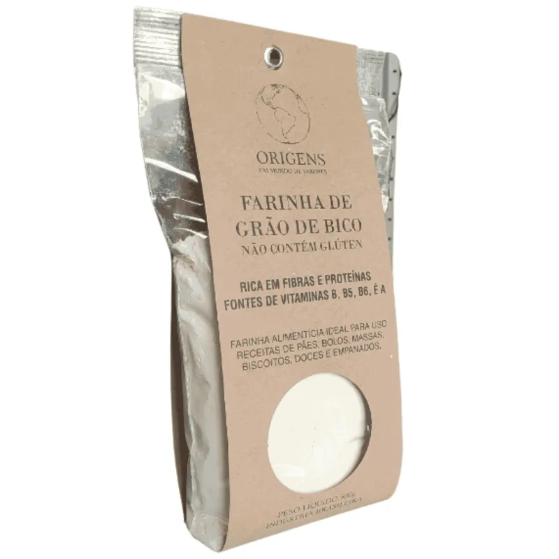 Farinha De Grão De Bico 500g - Origens - Não Informado