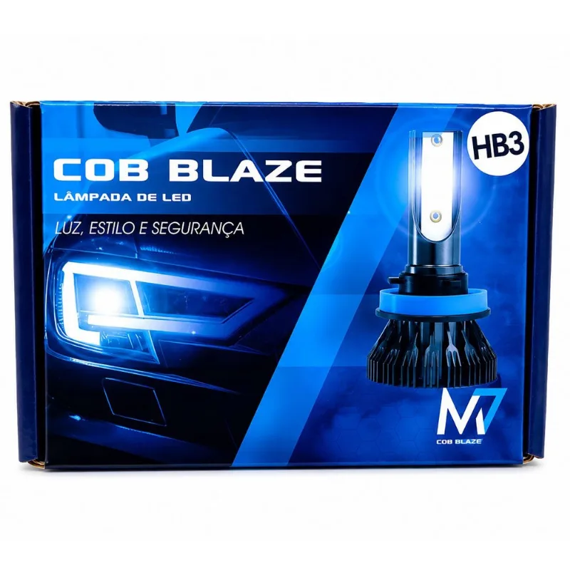 Kit Lâmpadas LED JR8 COB Blaze HB3 6000K LCBM7HB3W (MP)