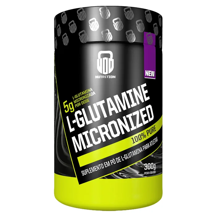 L-Glutamina Micronizada Wod Nutrition 100% Pure 300g - WOD NUTRITION