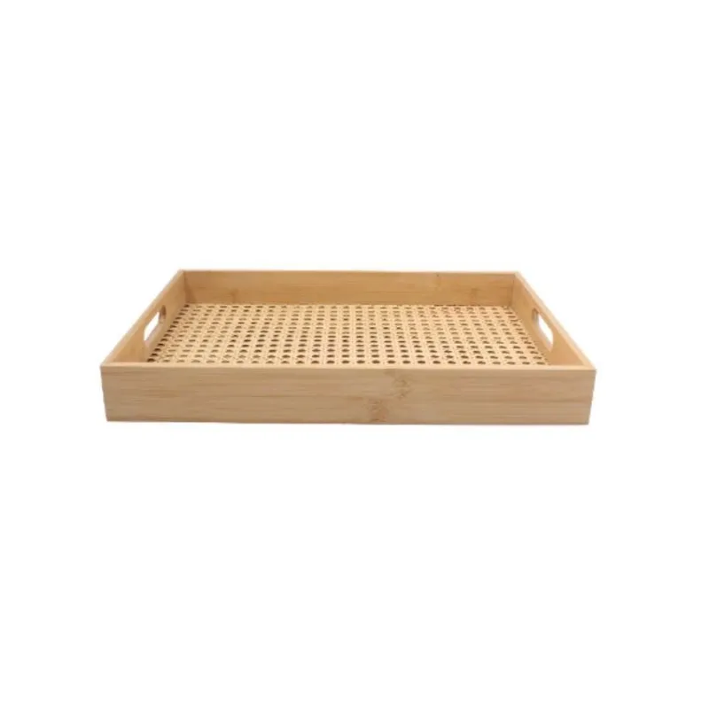 Bandeja De Bambu Retangular Havan Casa - 39Cm