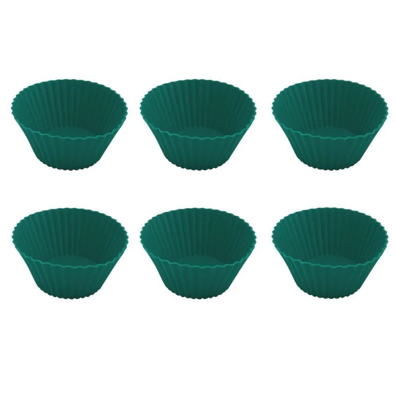 Forma de Cupcake 6 Peças Basic Havan Casa - Verde Floresta