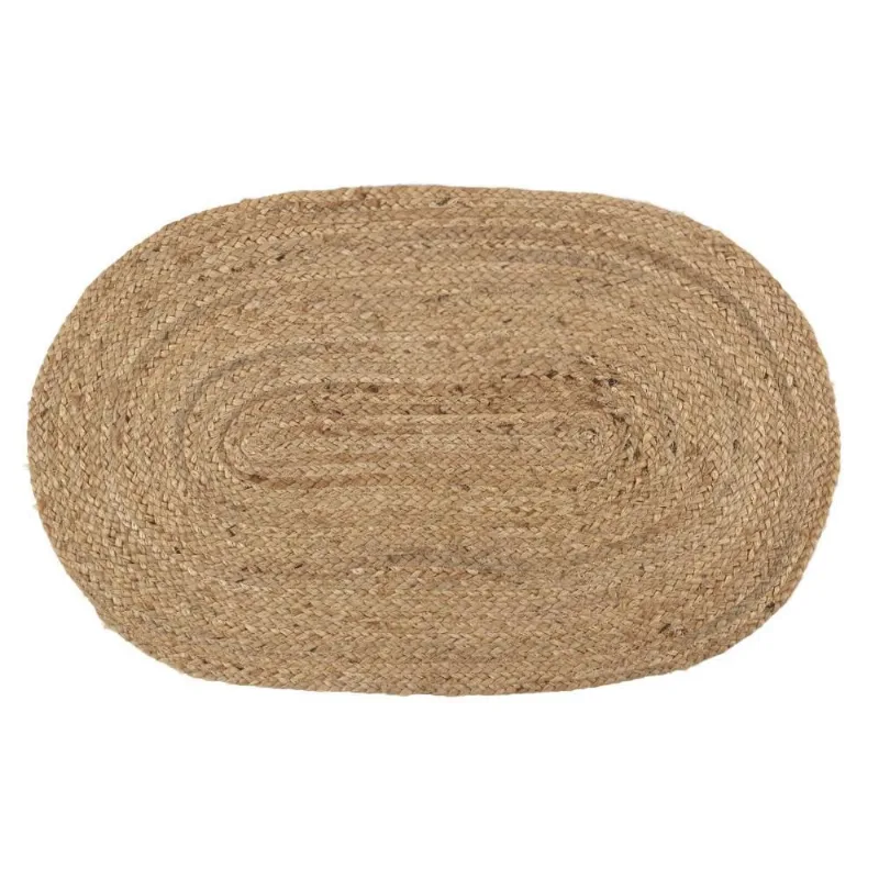 Tapete Malta 50X80 Cm Oval Havan Casa - Bege