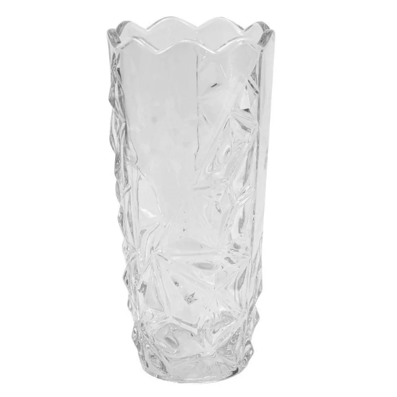 Vaso De Vidro Diamond Havan Casa - 29,3cm