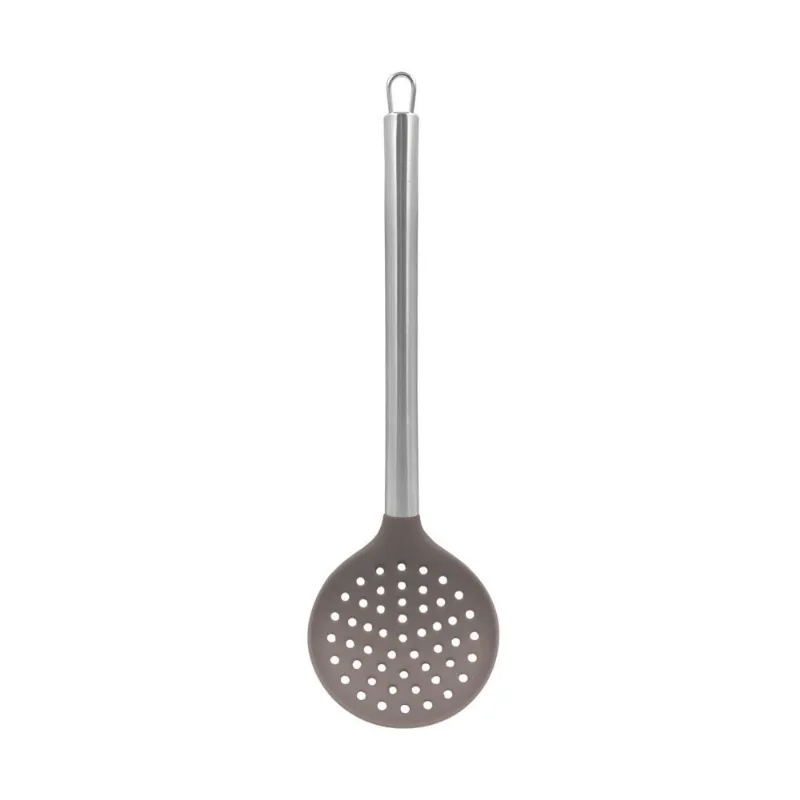 Escumadeira de Silicone 34Cm Cabo Inox Havan Casa - Cinza