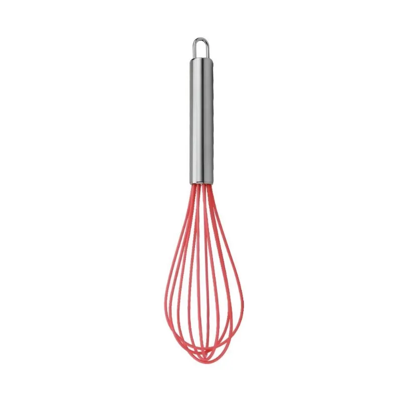 Batedor de Claras com Cabo Inox Havan Casa 25Cm - Vermelho
