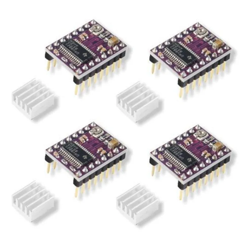 Kit 4 Driver Motor De Passo Drv8825 Impressora 3d Ramps