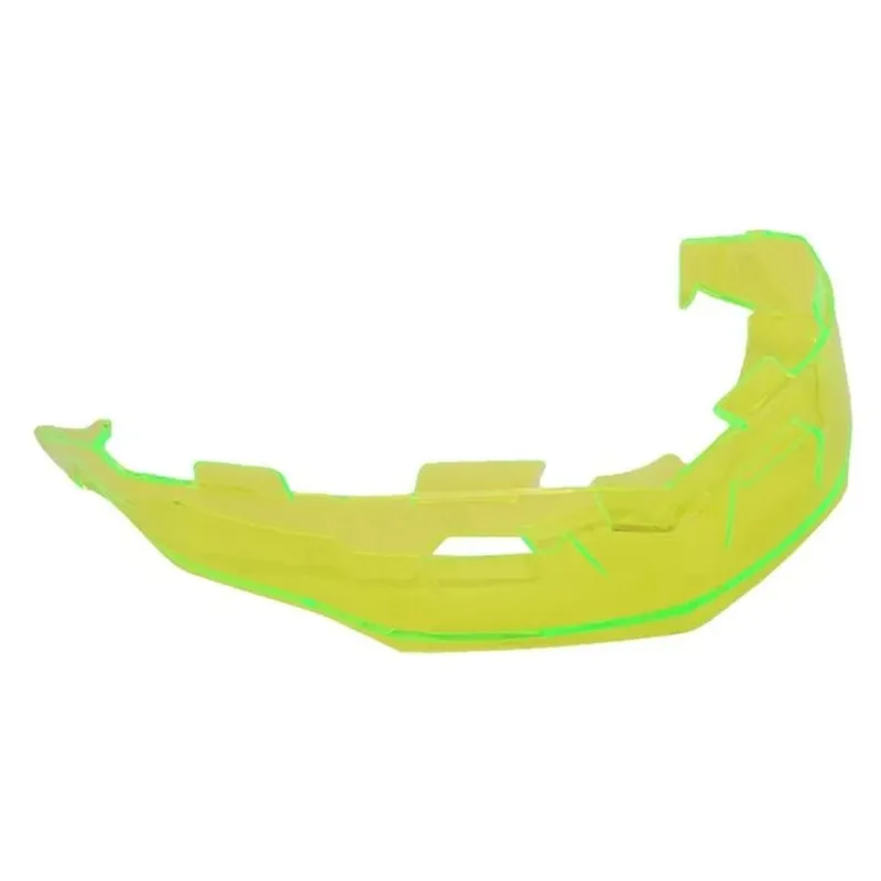Aerofolio Kyt Tt-course Amarelo Fluorescente Transparente Racing Duotech