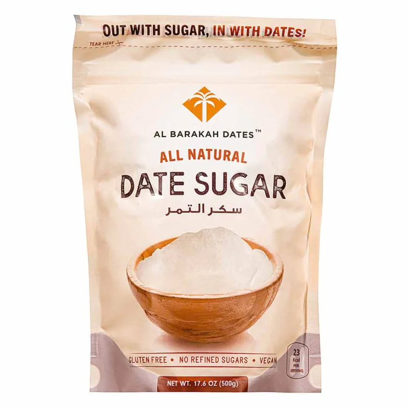 Açúcar de Tâmara All Natural Al Barakah Dates 500g - Al Barakah Dates