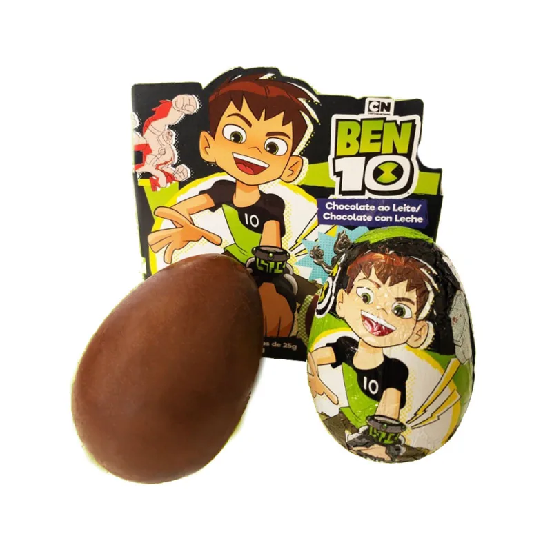Ovo de Páscoa Top Cau Ben-10 25g - Topcau